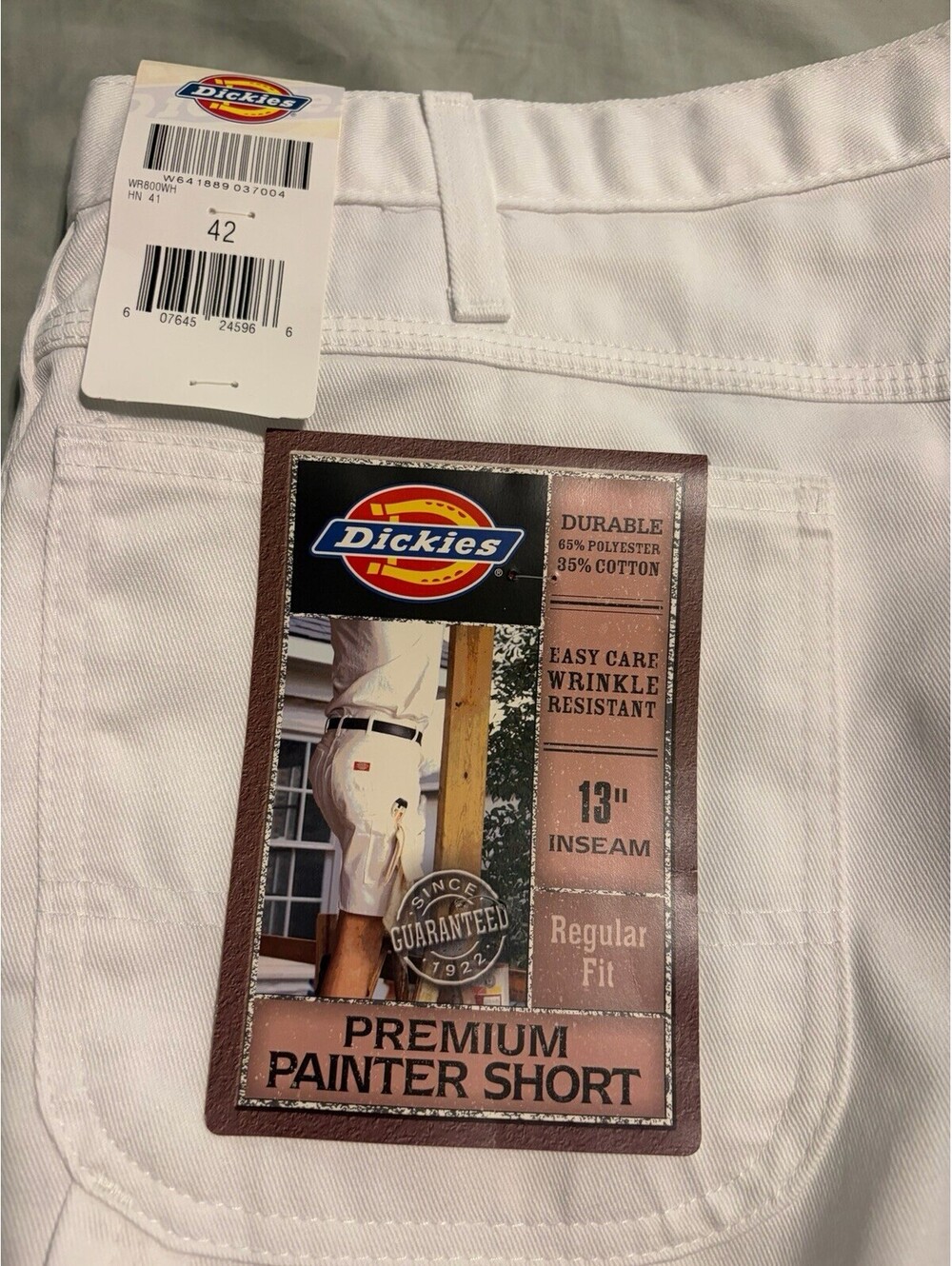 NWT! Dickies Mens Painter Utility Work Shorts Regular Fit Size 42 13” Inseam